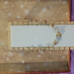 Tanjay Gold Toned Bauble Necklace